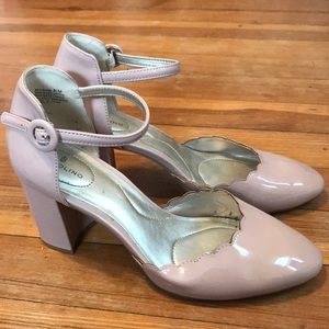 Pink scalloped heels